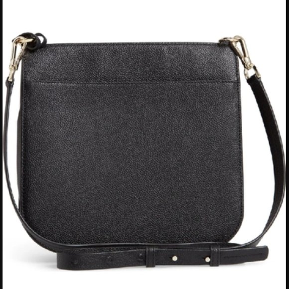 BNWT Kate Spade New York Margaux Large Black Leather Cross Body Bag MSRP $258.00 - Picture 7 of 12